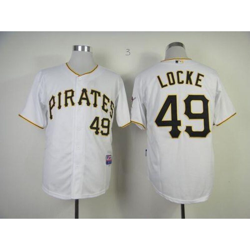 686363878ec9f_1 Pirates #49 Jeff Locke White Cool Base Stitched MLB Jersey