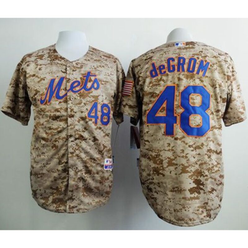 6863639b67bf7_1 Mets #48 Jacob DeGrom Camo Alternate Cool Base Stitched MLB Jersey