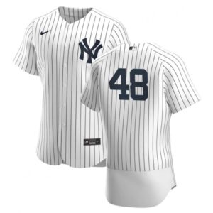6863642009800_1 Men's New York Yankees #48 Anthony Rizzo White Flex Base Stitched Baseball Jersey