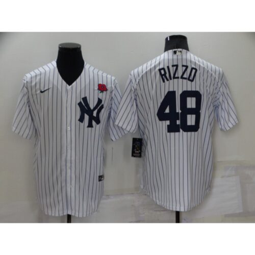 68636426ac0c3_1 Men's New York Yankees #48 Anthony Rizzo White Cool Base Stitched Baseball Jersey