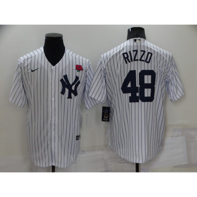 68636426ac0c3_1 Men's New York Yankees #48 Anthony Rizzo White Cool Base Stitched Baseball Jersey