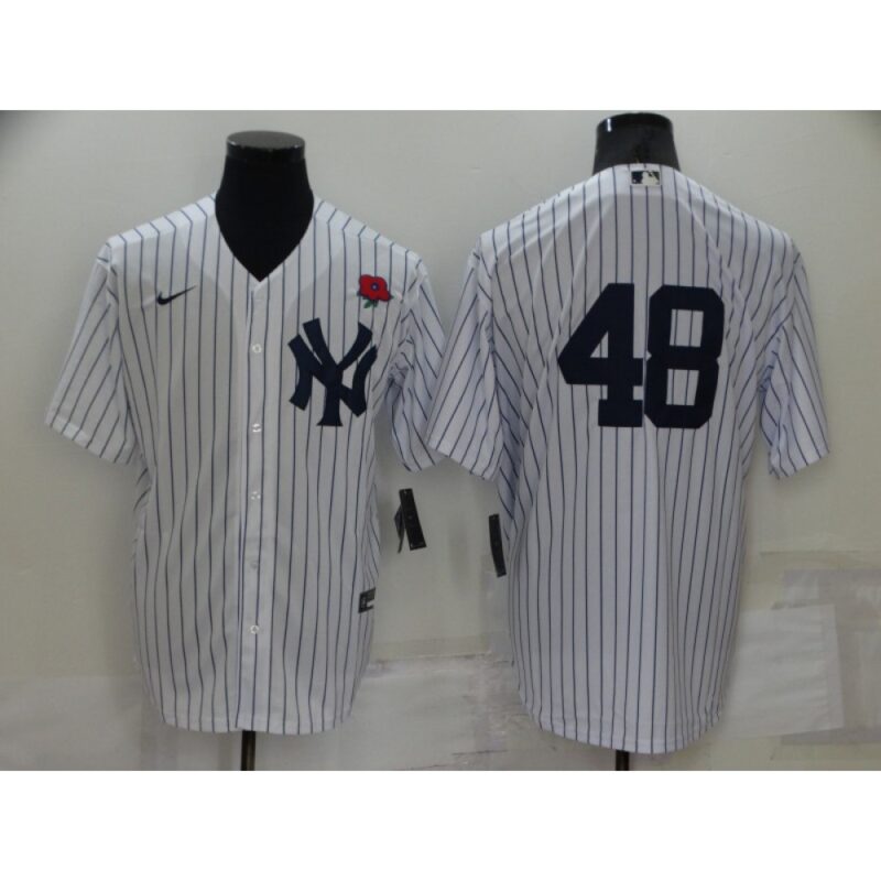 6863642a0d099_1 Men's New York Yankees #48 Anthony Rizzo White Cool Base Stitched Baseball Jersey