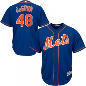 68636486c3d9b_1 Men's New York Mets #48 Jacob deGrom Blue 2019 Cool Base Stitched MLB Jersey