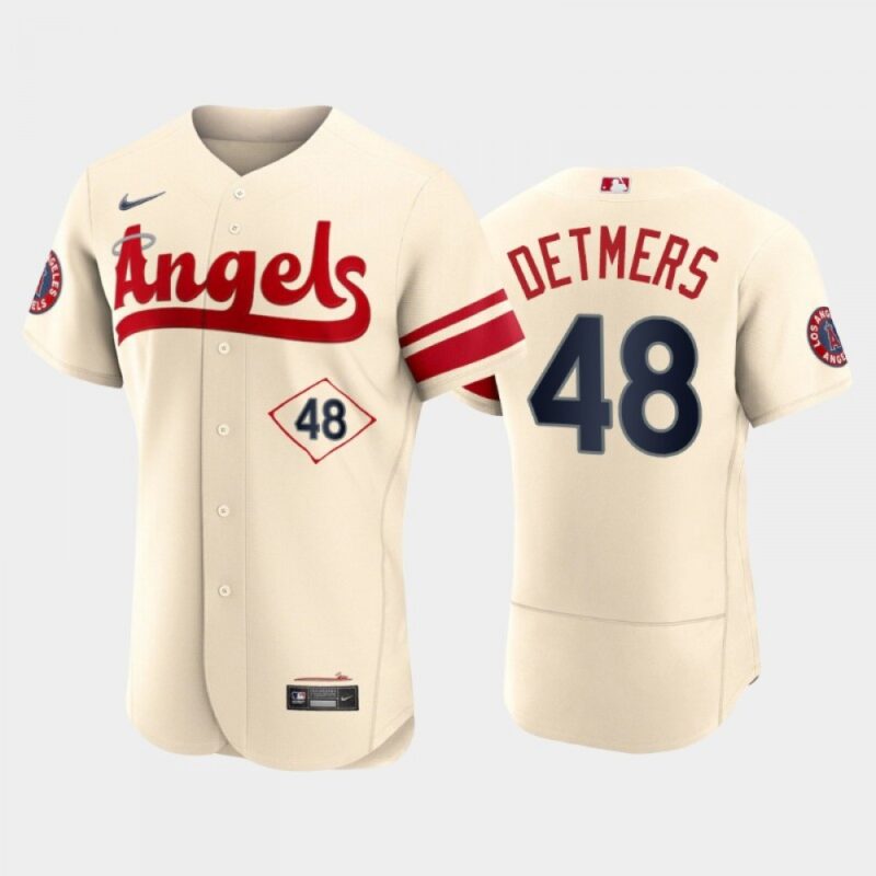 686364daae280_1 Men's Los Angeles Angels #48 Reid Detmers 2022 Cream City Connect Flex Base Stitched Jersey