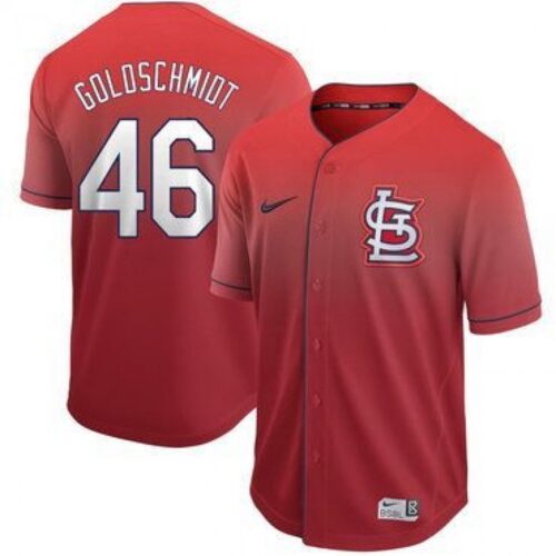 6863654e57905_1 Men's St. Louis Cardinals #46 Paul Goldschmidt Red Cool Base Drift Edition Stitched Jersey