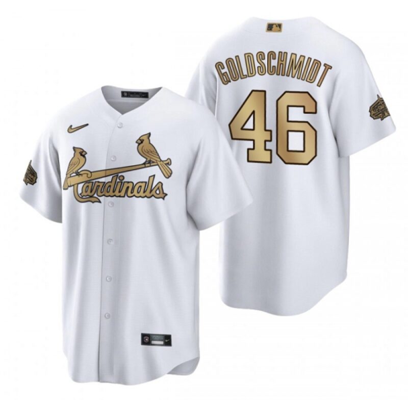 68636554c3672_1 Men's St. Louis Cardinals #46 Paul Goldschmidt 2022 All-Star White Cool Base Stitched Baseball Jersey