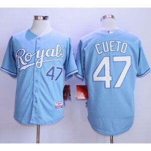 68636594472ee_1 Royals #47 Johnny Cueto Light Blue Alternate 1 Cool Base Stitched MLB Jersey