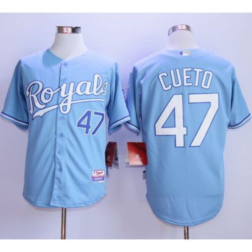 68636594472ee_1 Royals #47 Johnny Cueto Light Blue Alternate 1 Cool Base Stitched MLB Jersey