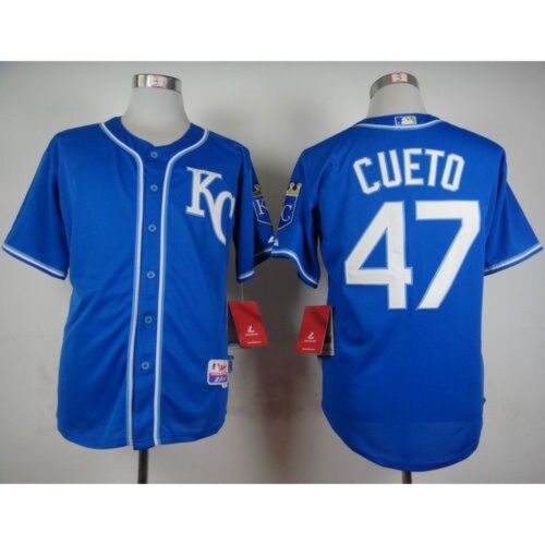 6863659a61616_1 Royals #47 Johnny Cueto Light Blue Alternate 2 Cool Base Stitched MLB Jersey
