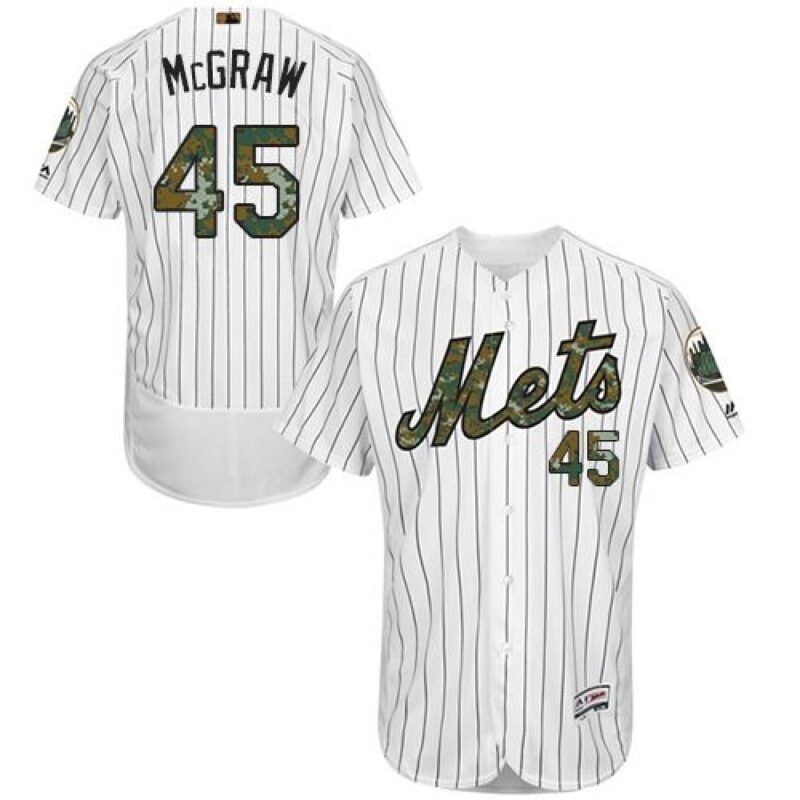 6863660c71400_1 Mets #45 Tug McGraw White(Blue Strip) Flexbase Authentic Collection 2016 Memorial Day Stitched MLB Jersey