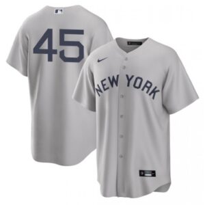 686366d4641fe_1 Men's New York Yankees #45 Gerrit Cole 2021 Grey Field of Dreams Cool Base Stitched Baseball Jersey