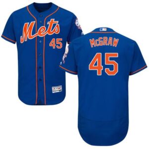 686366f25e9fa_1 Mets #45 Tug McGraw Blue Flexbase Authentic Collection Stitched MLB Jersey
