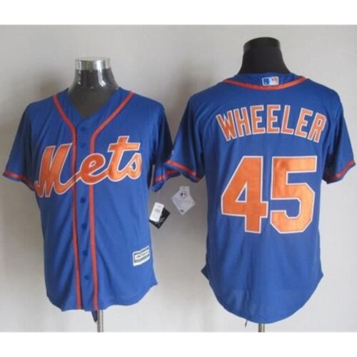 686366fc90119_1 Mets #45 Zack Wheeler Blue Alternate Home New Cool Base Stitched MLB Jersey