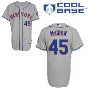 68636726533c6_1 Mets #45 Tug McGraw Grey Road Cool Base Stitched MLB Jersey