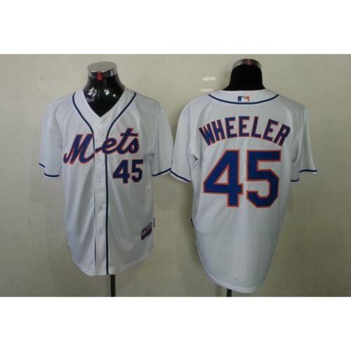 6863673702725_1 Mets #45 Zack Wheeler White Cool Base Stitched MLB Jersey