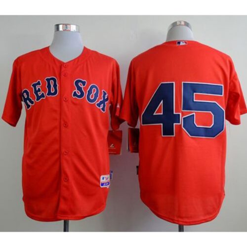 686367792b6e2_1 Red Sox #45 Pedro Martinez Red Cool Base Stitched MLB Jersey