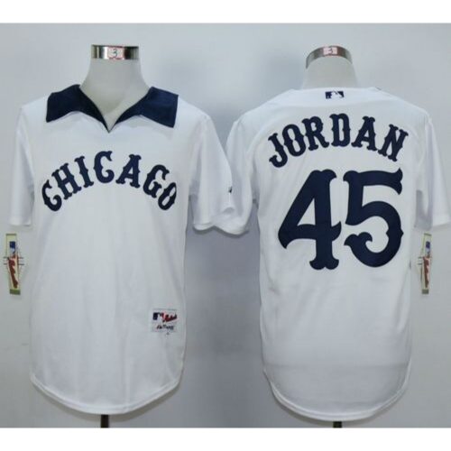686367f6ac35e_1 White Sox #45 Michael Jordan White 1976 Turn Back The Clock Stitched MLB Jersey