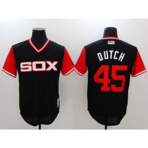 686368269bbd4_1 Men's Chicago White Sox #45 Michael Jordan Black Cool Base Stitched Jersey