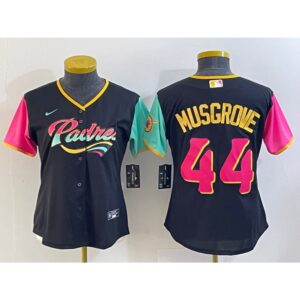 686368534c482_1 Youth San Diego Padres #44 Joe Musgrove 2022 Black City Connect Stitched Baseball Jersey