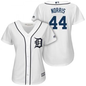 686368ffd4d9d_1 Women's Detroit Tigers #44 Daniel Norris White Cool Base Stitched MLB Jersey(Run Small)