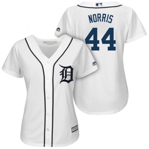686368ffd4d9d_1 Women's Detroit Tigers #44 Daniel Norris White Cool Base Stitched MLB Jersey(Run Small)