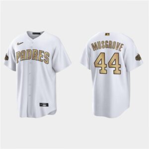 6863690ad6ffa_1 Men's San Diego Padres #44 Joe Musgrove 2022 All-Star White Cool Base Stitched Baseball Jersey