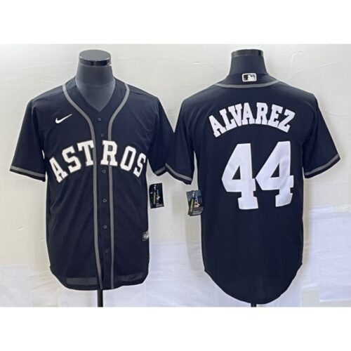 6863692f4ce73_1 Men's Houston Astros #44 Yordan Alvarez Black Cool Base Stitched Baseball Jersey