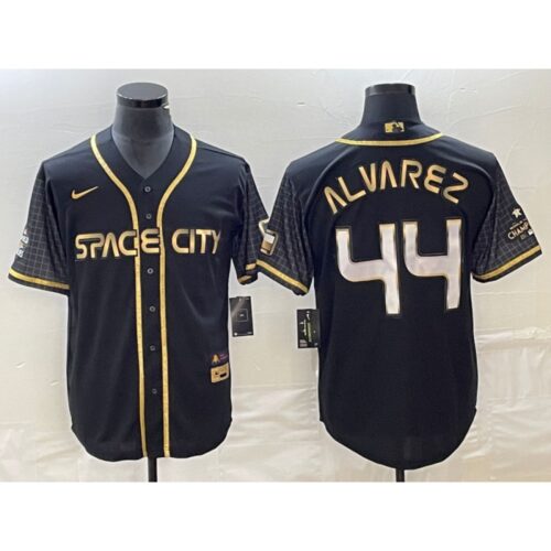6863693615c6b_1 Men's Houston Astros #44 Yordan Alvarez Black City Connect Cool Base Stitched Baseball Jersey