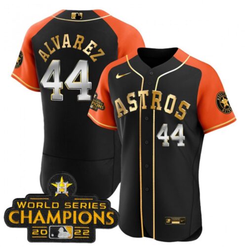 6863693da644e_1 Men's Houston Astros #44 Yordan Alvarez 2023 Black Gold V2 Alternate Flex Base Stitched Baseball Jersey