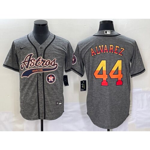 68636953440dc_1 Men's Houston Astros #44 Yordan Alvarez Gray With Patch Cool Base Stitched Baseball Jersey