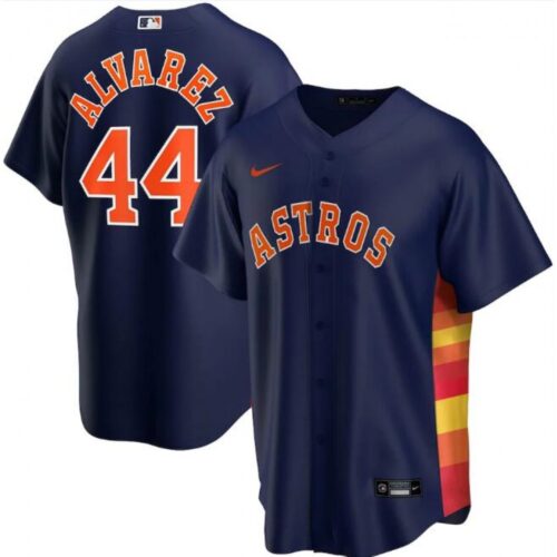 6863696cdd722_1 Men's Houston Astros #44 Yordan Alvarez Navy Cool Base Stitched Jersey