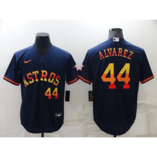 6863697f7b6e6_1 Men's Houston Astros #44 Yordan Alvarez 2022 Navy Cool Base Stitched Jersey