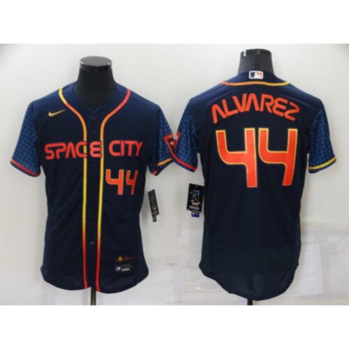 6863698f29eaa_1 Men's Houston Astros #44 Yordan Alvarez 2022 Navy City Connect Flex Base Stitched Baseball Jersey