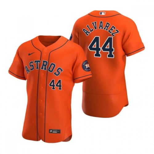 6863699fe7a90_1 Men's Houston Astros #44 Yordan Alvarez Orange Flex Base Stitched Baseball Jersey