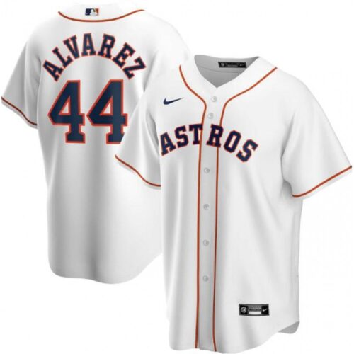686369b5bc180_1 Men's Houston Astros #44 Yordan Alvarez White Cool Base Stitched Jersey