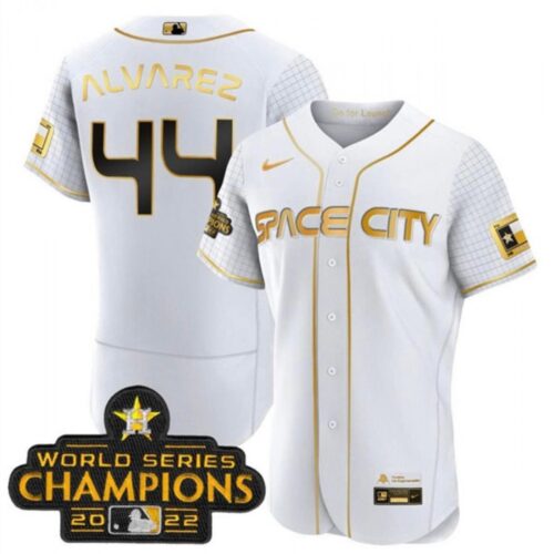686369d262d53_1 Men's Houston Astros #44 Yordan Alvarez White With 2022 World Serise Champions Patch Stitched Baseball Jersey