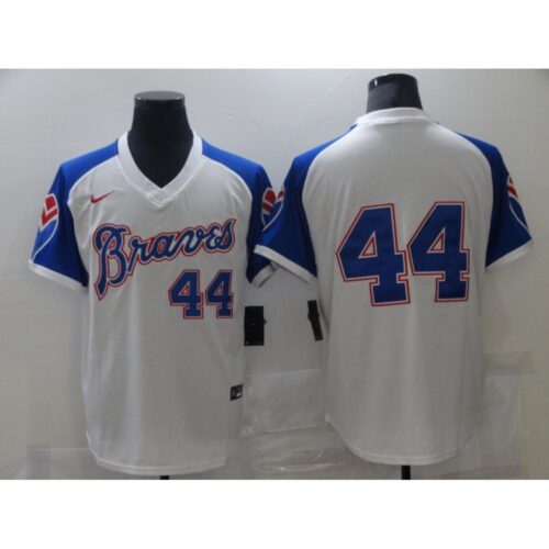 68636b1622f8c_1 Men's Atlanta Braves #44 Hank Aaron White Cool Base Stitched Jersey