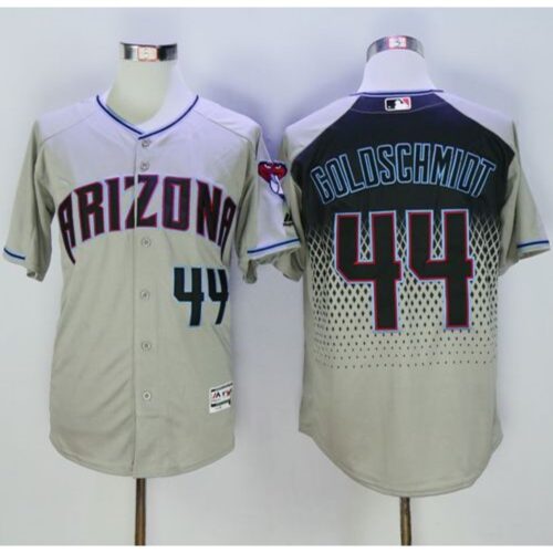 68636cd1aeab2_1 Diamondbacks #44 Paul Goldschmidt Gray/Capri New Cool Base Stitched MLB Jersey