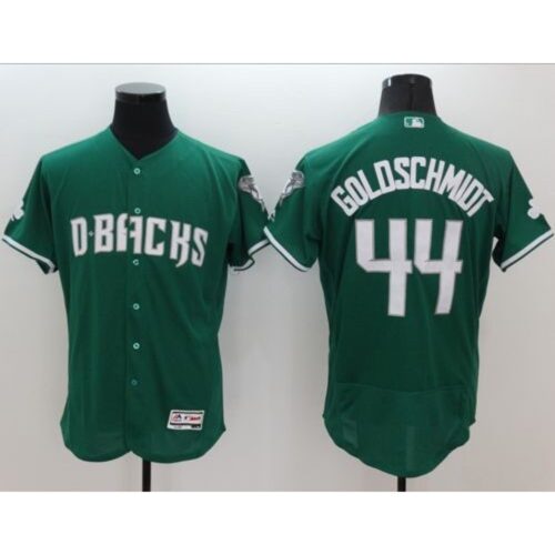 68636cd52aa29_1 Diamondbacks #44 Paul Goldschmidt Green Celtic Flexbase Authentic Collection Stitched MLB Jersey
