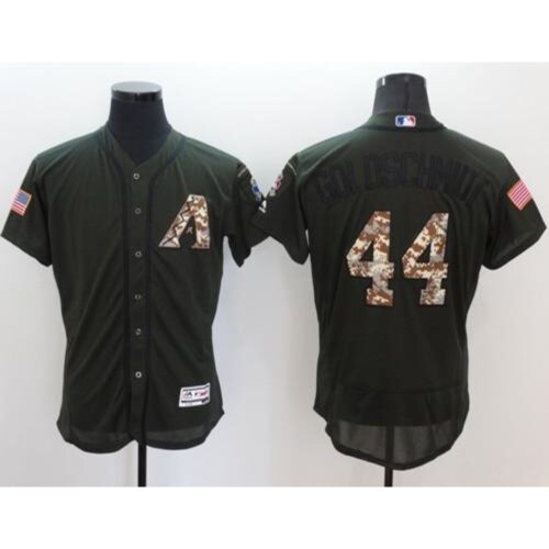 68636cd88fc6d_1 Diamondbacks #44 Paul Goldschmidt Green Flexbase Authentic Collection Salute to Service Stitched MLB Jersey