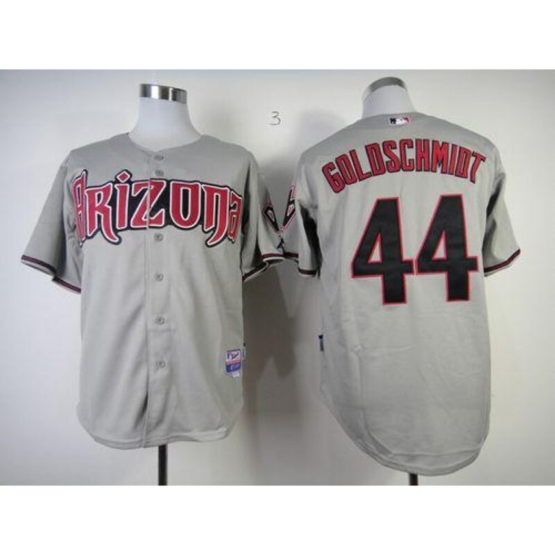68636ce277744_1 Diamondbacks #44 Paul Goldschmidt Grey Cool Base Stitched MLB Jersey