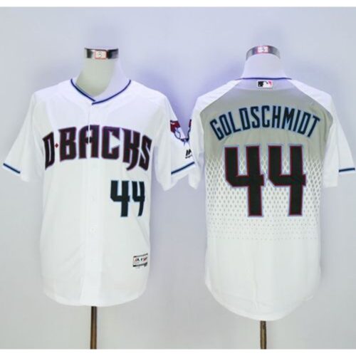 68636cfe6851e_1 Diamondbacks #44 Paul Goldschmidt White/Capri New Cool Base Stitched MLB Jersey