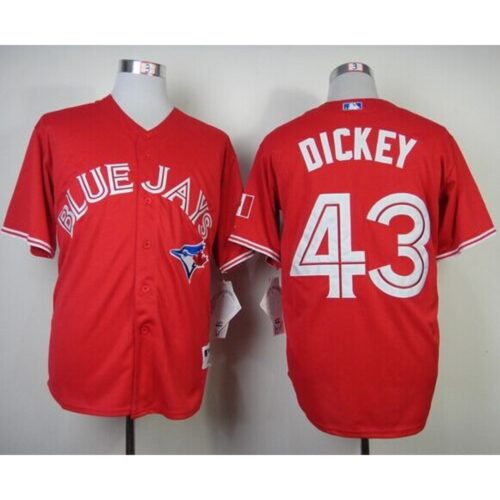 68636d40becd9_1 Blue Jays #43 R.A. Dickey Red Canada Day Stitched MLB Jersey