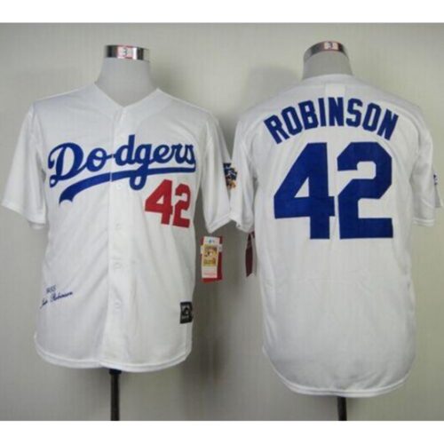 68636d7117f3c_1 Toddler Los Angeles Dodgers #42 Jackie Robinson White Throwback Stitched MLB Jersey