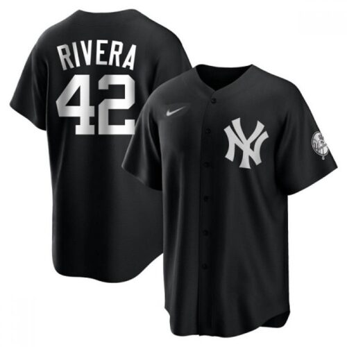 68636d80eaf42_1 Men's New York Yankees #42 Mariano Rivera Black Cool Base Stitched Jersey