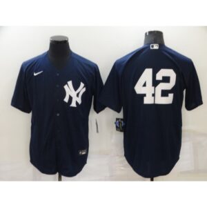 68636d8a8a36d_1 Men's New York Yankees #42 Mariano Rivera Navy Cool Base Stitched Baseball Jersey