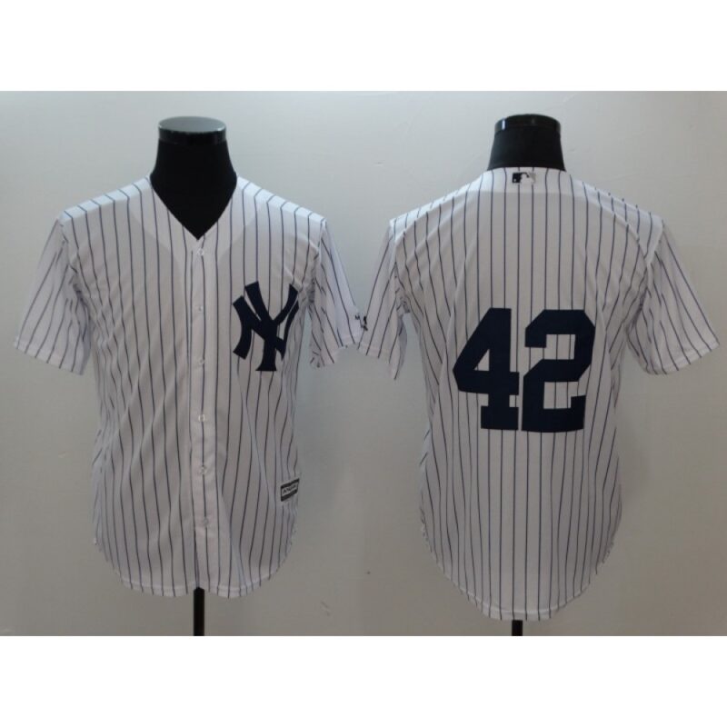 68636d8dbbc53_1 Men's New York Yankees #42 Mariano Rivera White Cool Base Stitched MLB Jersey