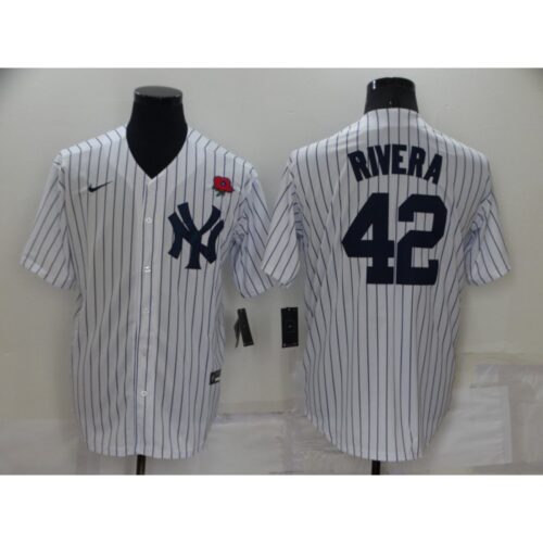 68636d9e504fb_1 Men's New York Yankees #42 Mariano Rivera White Cool Base Stitched Baseball Jersey