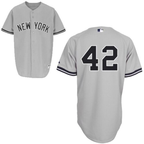 68636ddfaf99d_1 Yankees #42 Mariano Rivera Stitched Grey Youth MLB Jersey