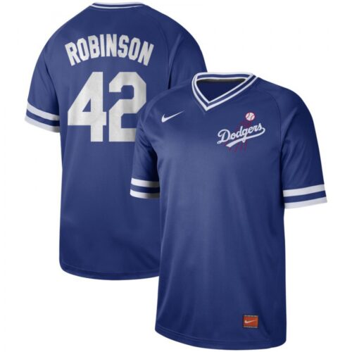 68636e0c4bb71_1 Men's Los Angeles Dodgers #42 Jackie Robinson Blue Cooperstown Collection Legend Stitched MLB Jersey